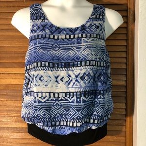 Tank top blue large
